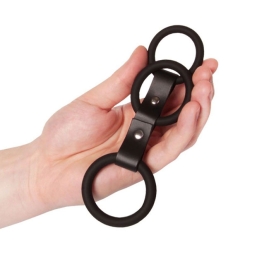 Эрекционные кольца Sex Expert с ремешком