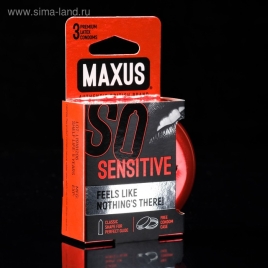 Презервативы MAXUS Sensitive №3