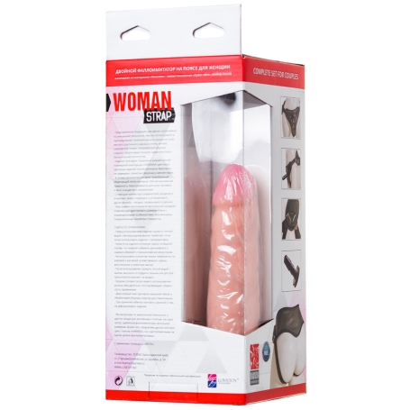 Страпон с 2 насадками Woman Strap