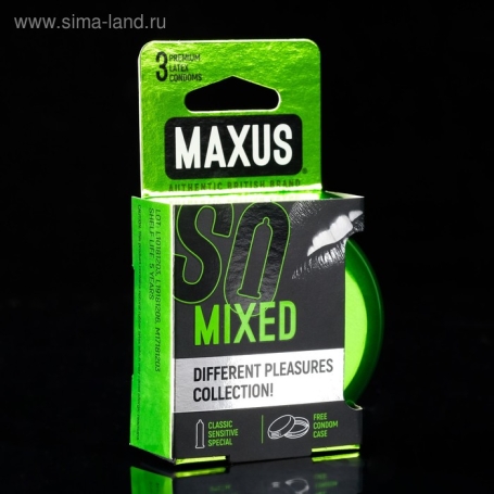 Презервативы MAXUS Mixed №3