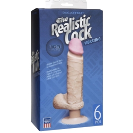 Фаллос-вибратор Realistic Cock 6&quot; Ultraskyn
