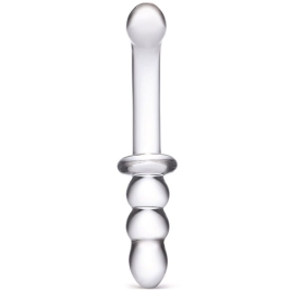 Фаллос из стекла Glas Ribbed G-Spot