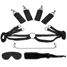 Набор для фиксации на кровати Lux Fetish Bedspreaders